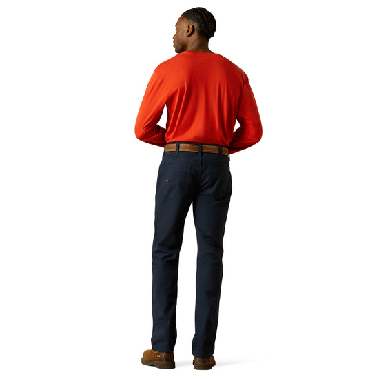 Ariat Men's Rebar M5 Straight Made Tough Dark Navy Work Pants 10063797