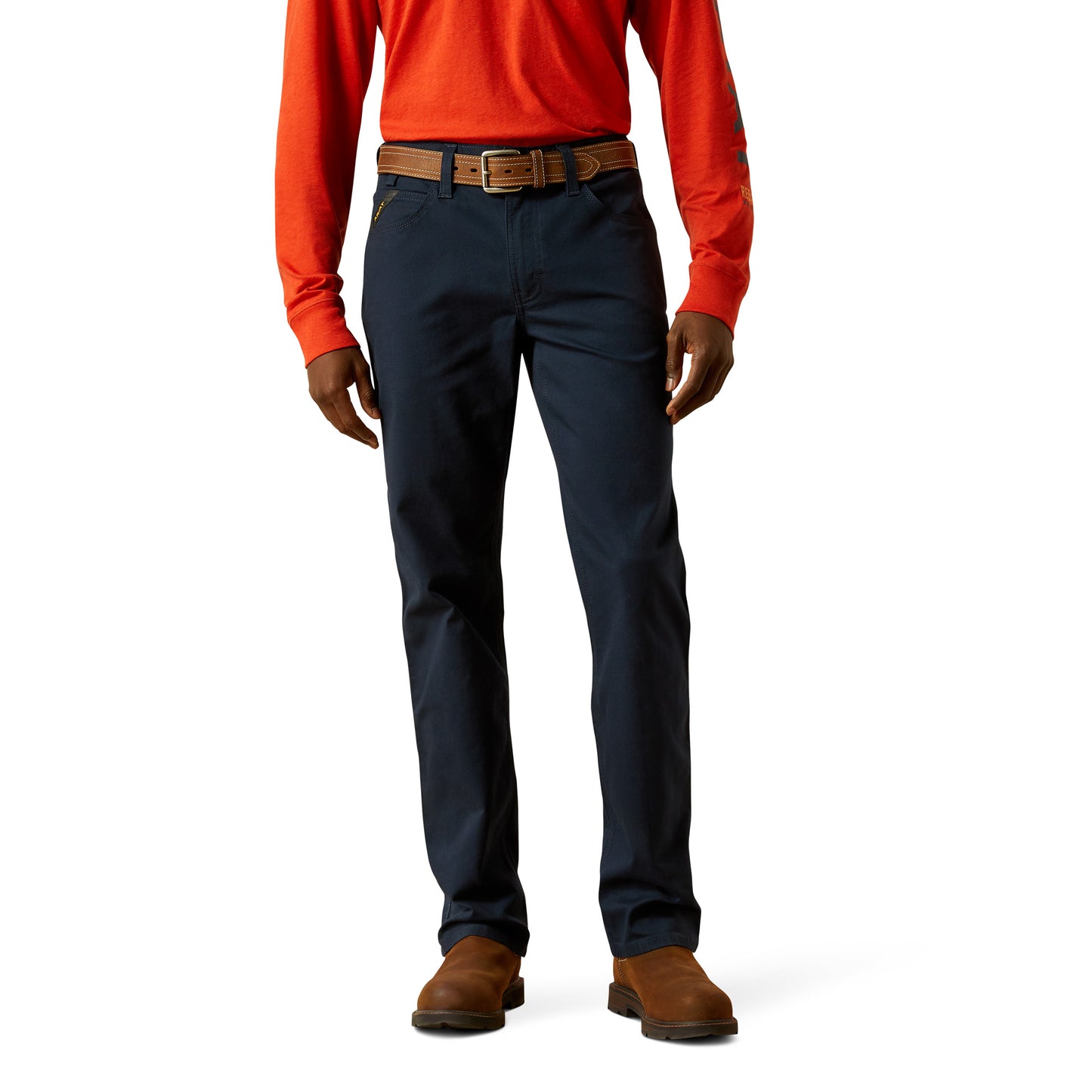 Ariat Men's Rebar M5 Straight Made Tough Dark Navy Work Pants 10063797