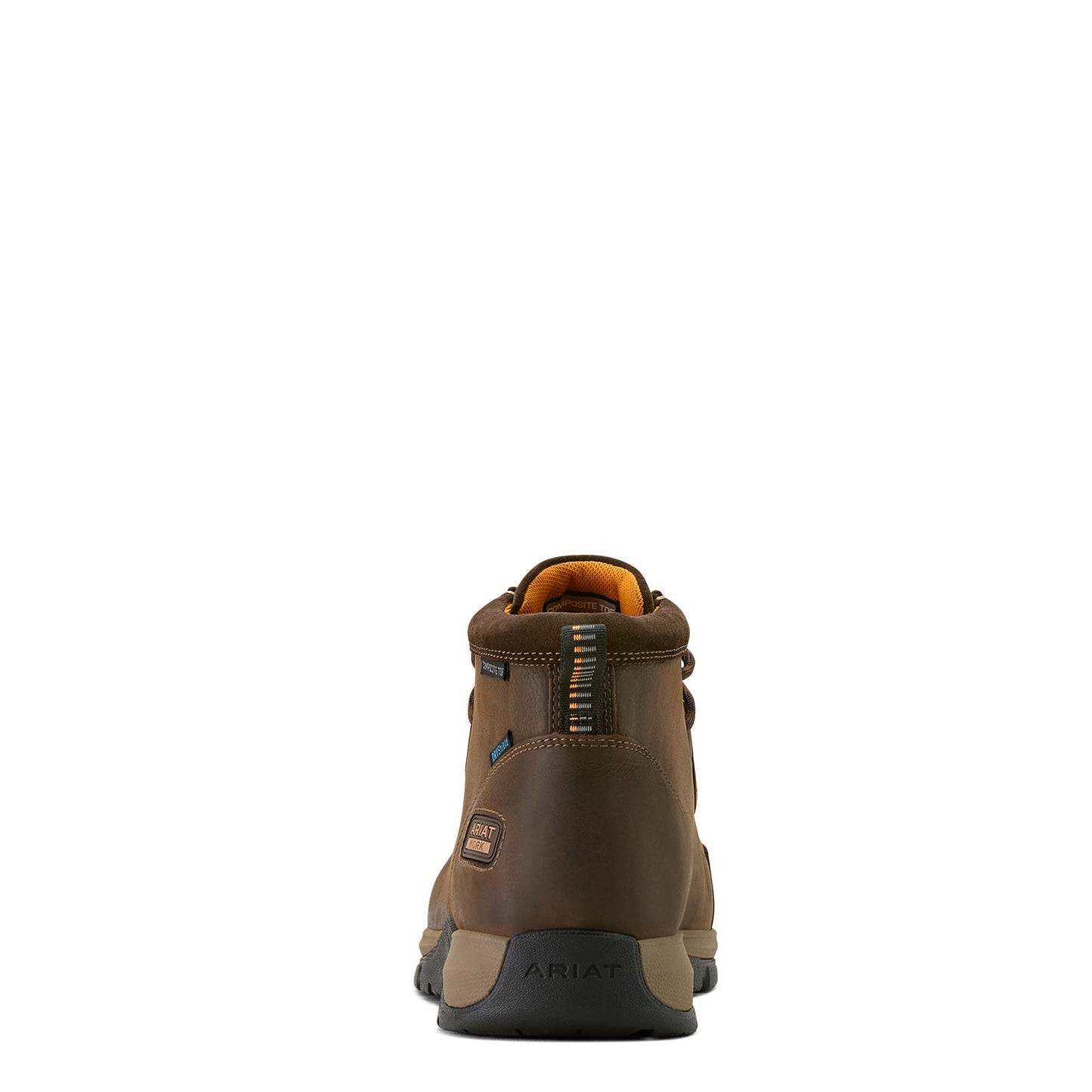 Ariat Men's Edge Waterproof Composite Toe Dark Brown Work Boot 10073359