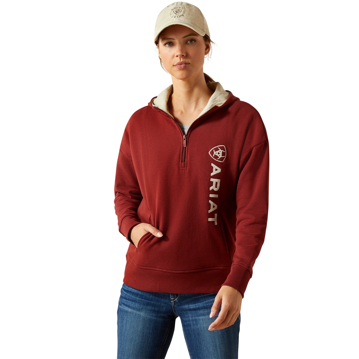 Ariat Ladies Rabere 2.0 Madder Brown Hoodie 10062363