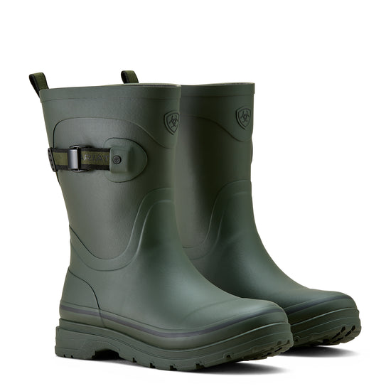 Ariat Ladies Kelmarsh Dark Olive Mid Rubber Boot 10063924
