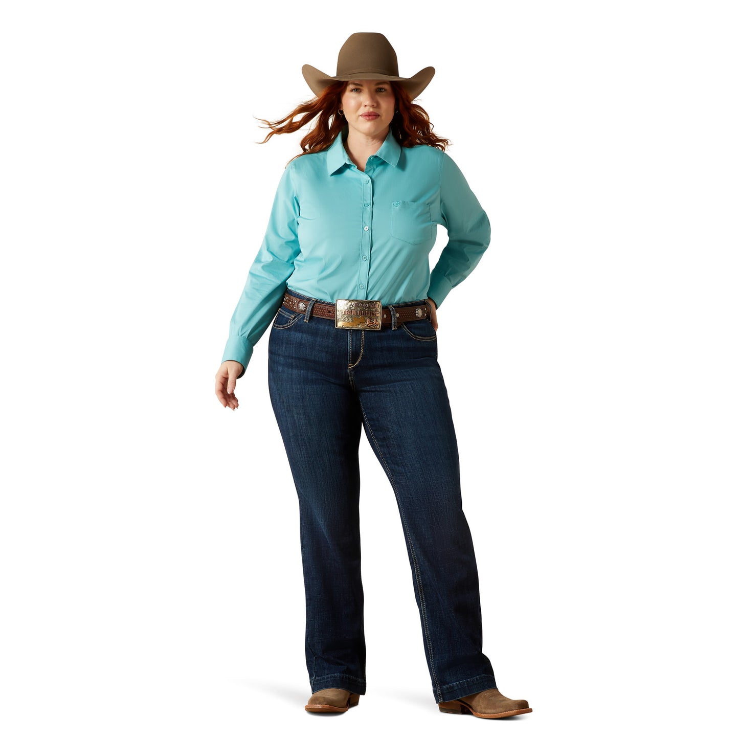 Ariat Ladies Mid Rise Cindy Salinas Trouser Denim Jeans 10061737