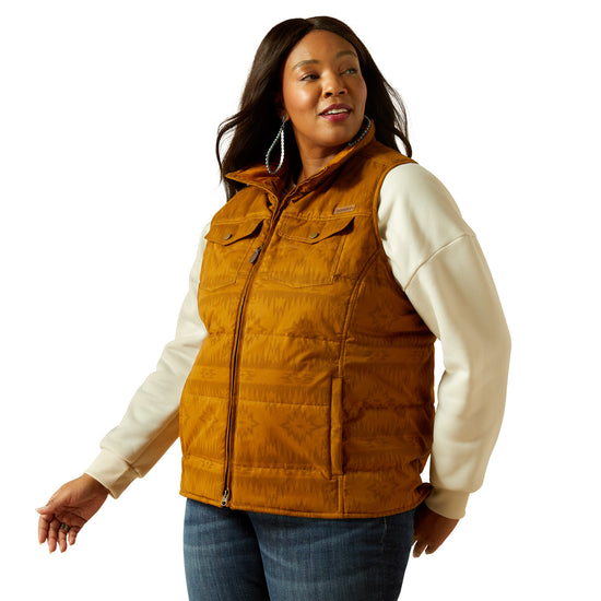 Ariat Ladies Grizzly Brumbly Print Insulated Quilted Vest 10062268