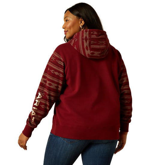 Ariat Ladies Logo 2.0 Montana Print Hoodie 10062291