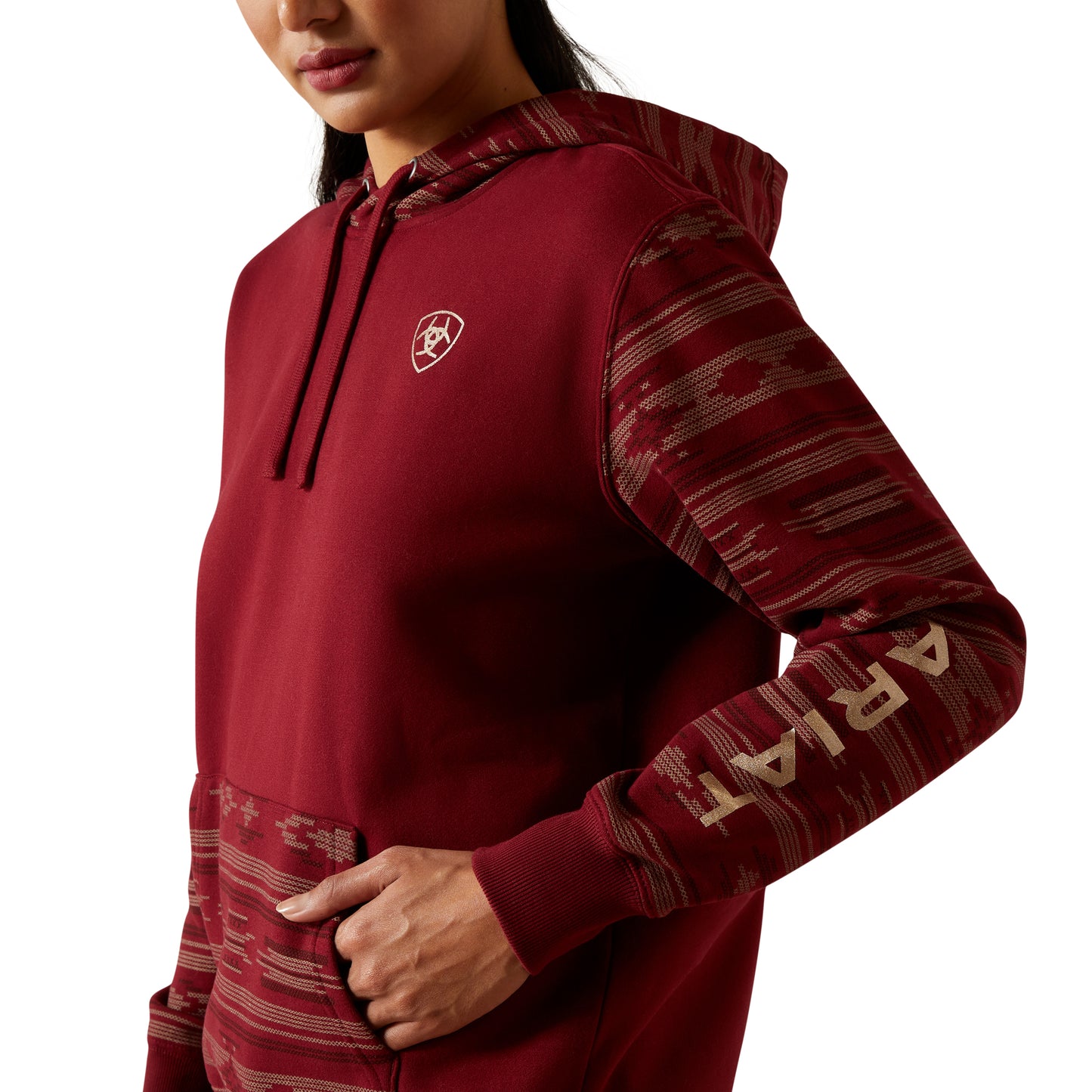 Ariat Ladies Logo 2.0 Montana Print Hoodie 10062291