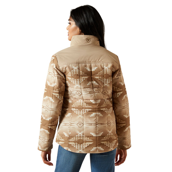 Ariat Ladies Crius Savannah Tan Dune Print Insulated Jacket 10062550