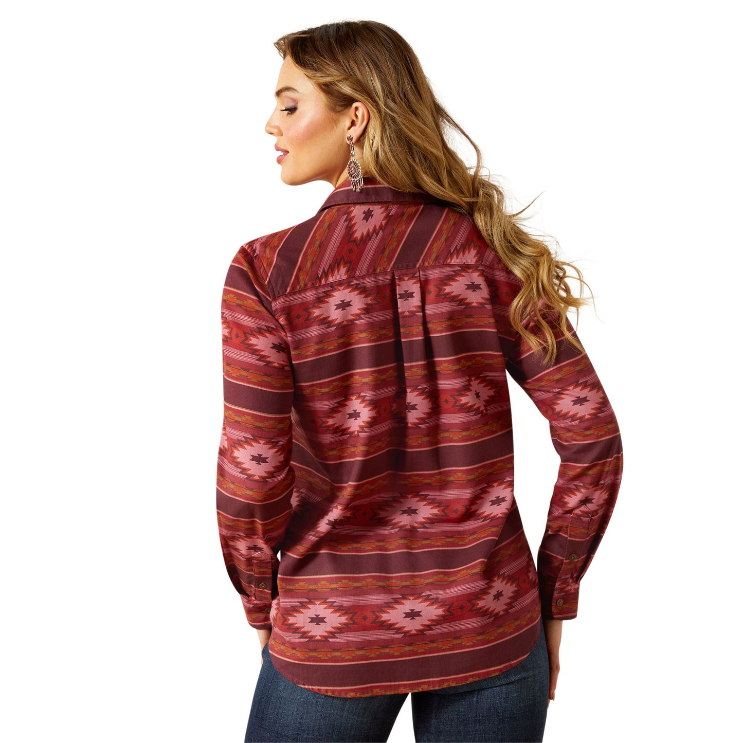 Ariat Ladies REAL Billie Jewel Southwest Jean Shirt 10062674