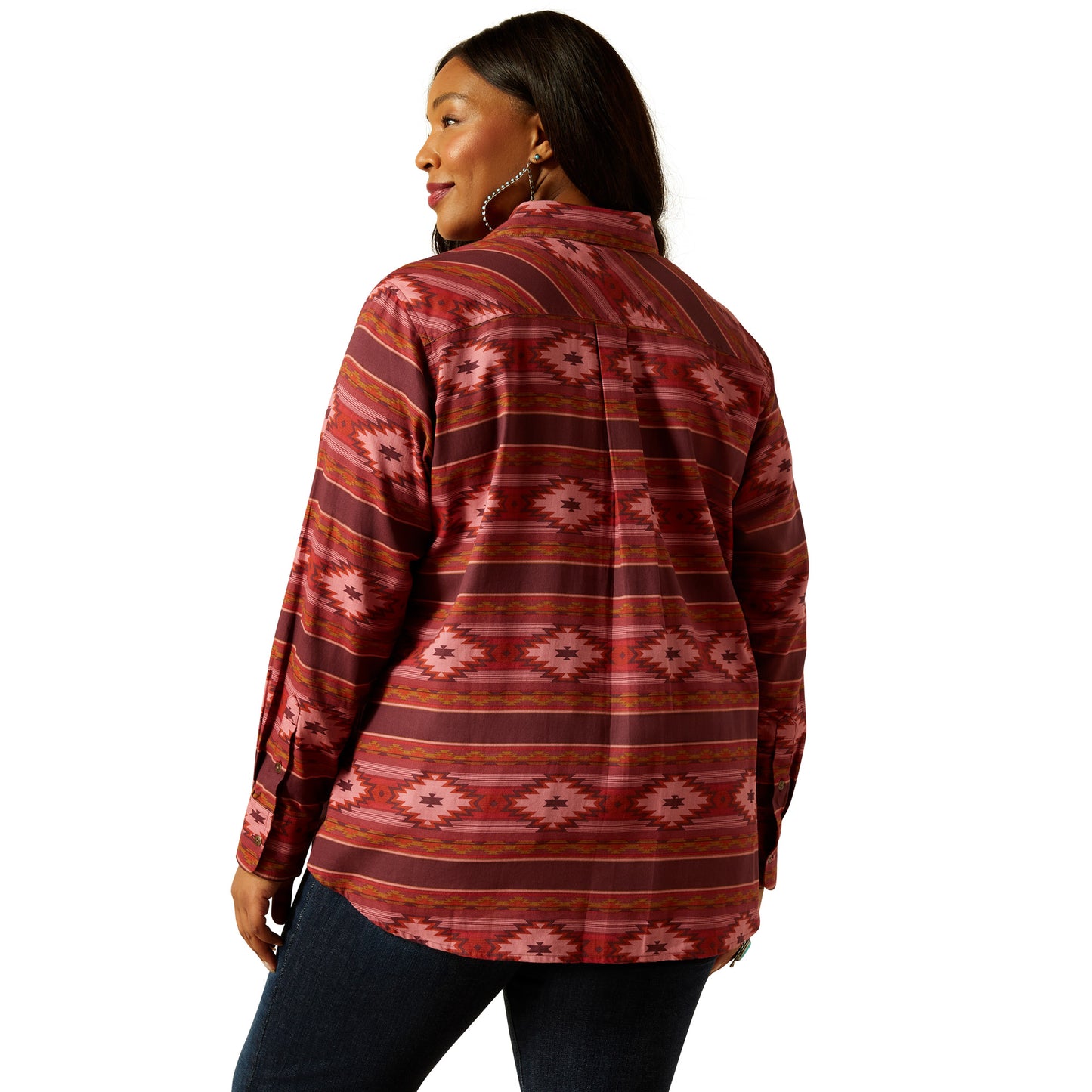 Ariat Ladies REAL Billie Jewel Southwest Jean Shirt 10062674