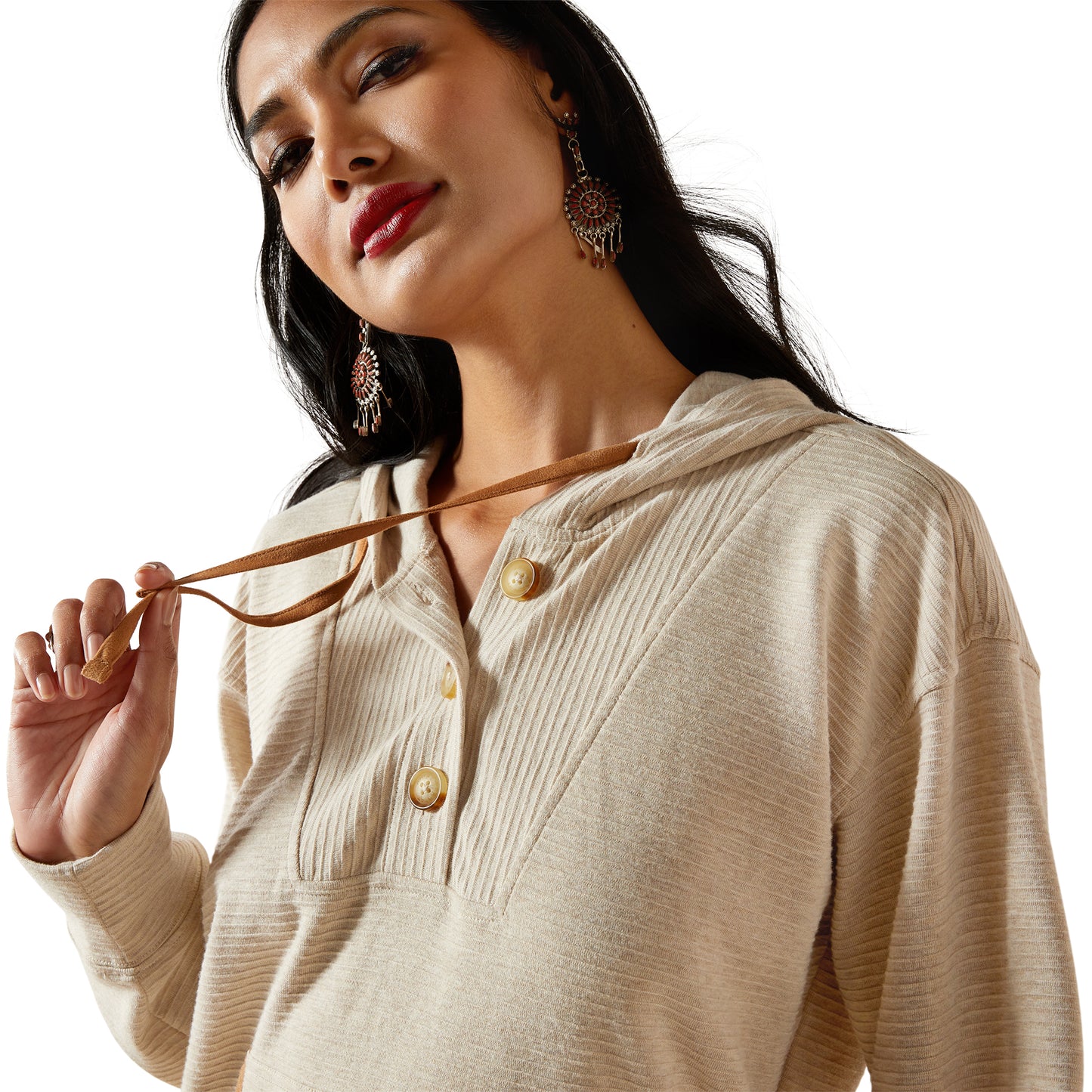 Ariat Ladies Ottoman Oatmeal Heather Hoodie 10062800