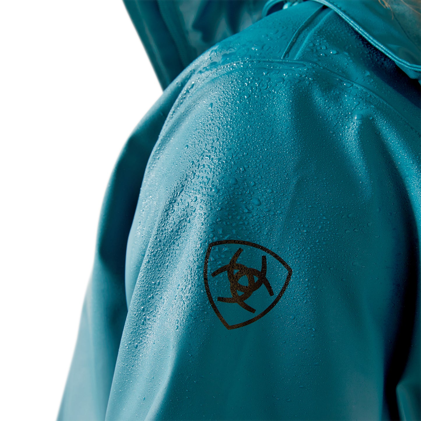 Ariat Ladies Drizzle Dragonfly Turquoise Rain Slicker Coat 10062806