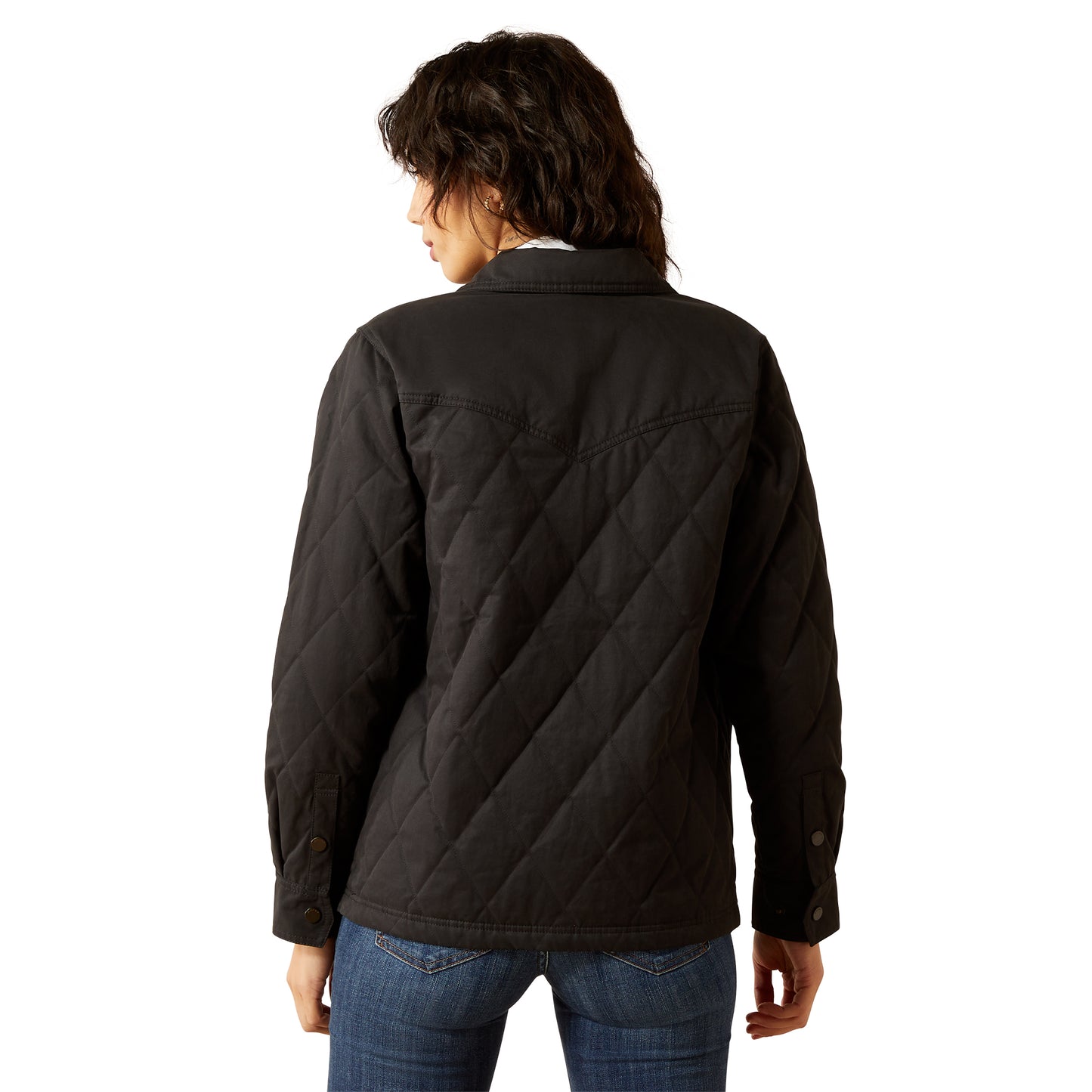 Ariat Ladies Grizzly Quilted Black Barn Jacket 10062812