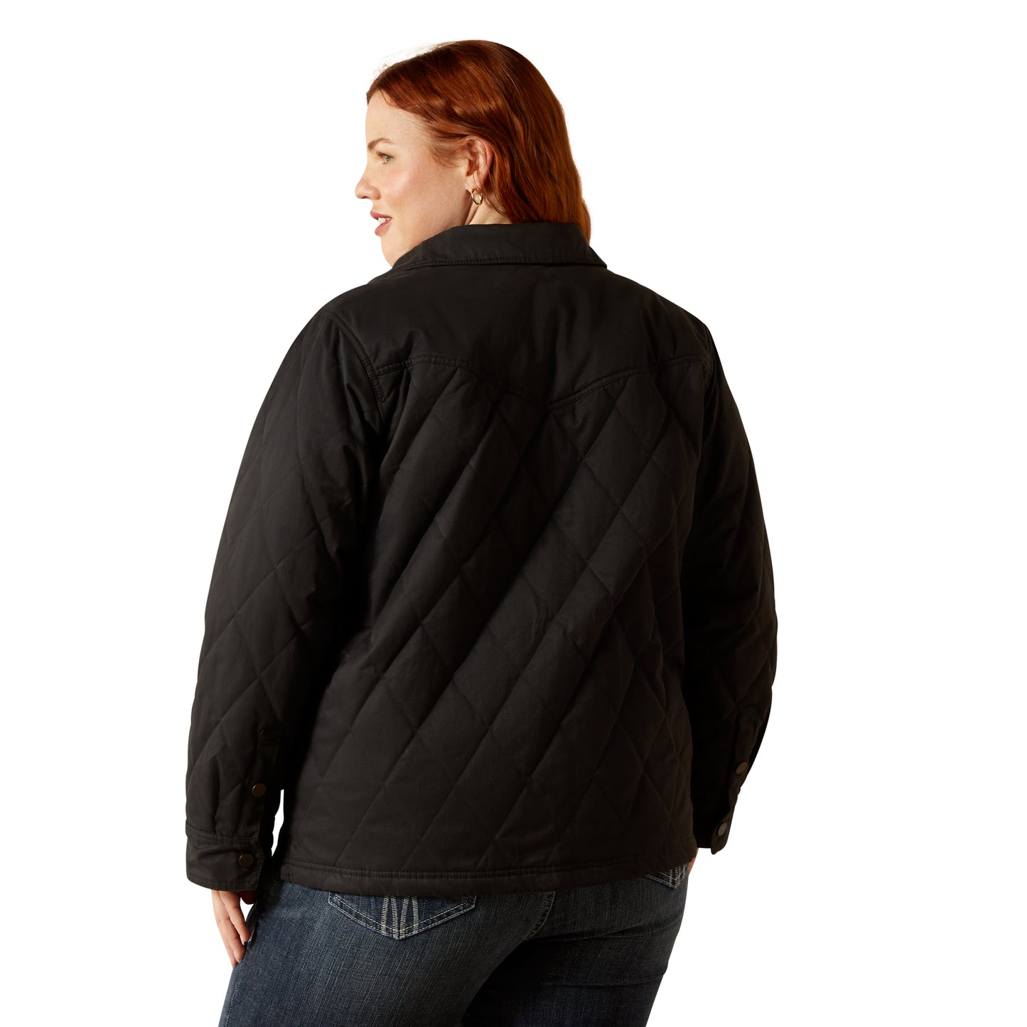 Ariat Ladies Grizzly Quilted Black Barn Jacket 10062812