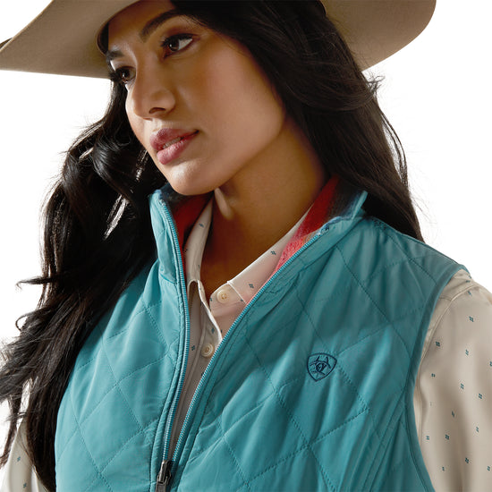 Ariat Ladies Dilon 2.0 Brittany Blue Reversible Insulated Vest 10062817