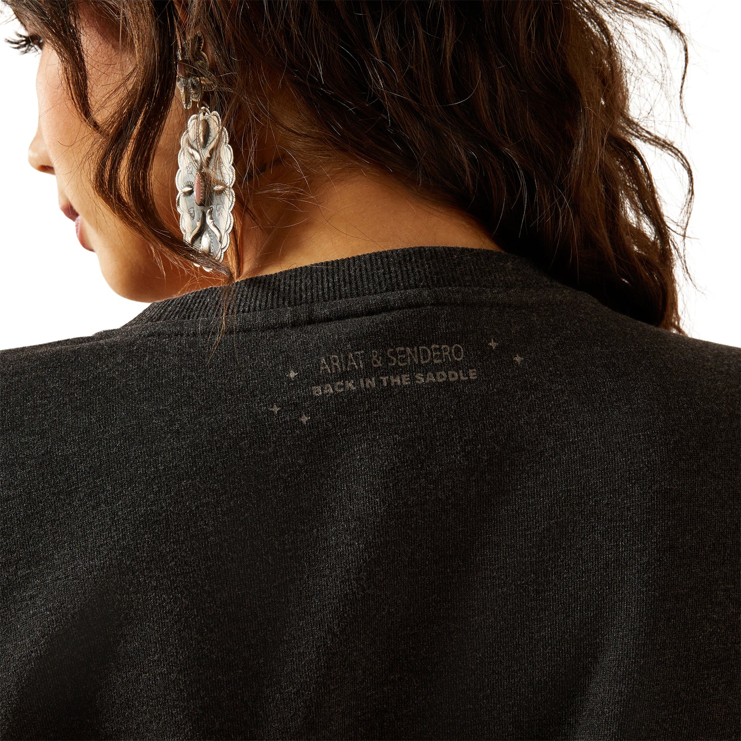 Ariat Ladies Sendero When Life Gives You Agaves Black Sweatshirt 10062829