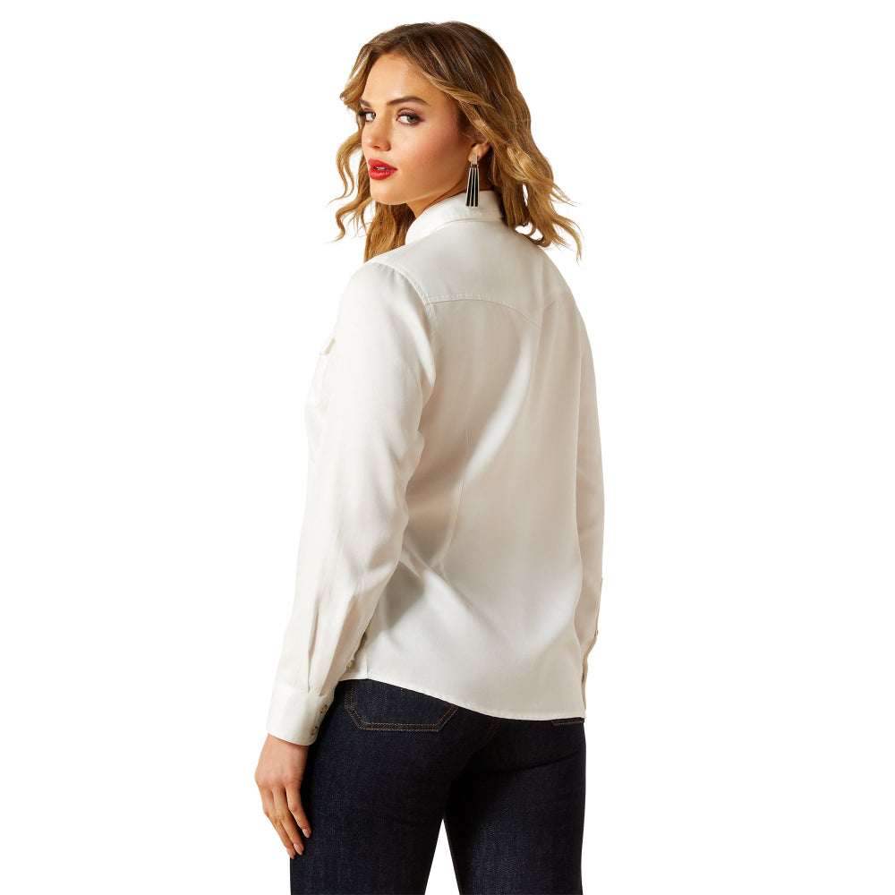 Ariat Ladies Timeless Western Cloud Dancer Snap Shirt 10062834