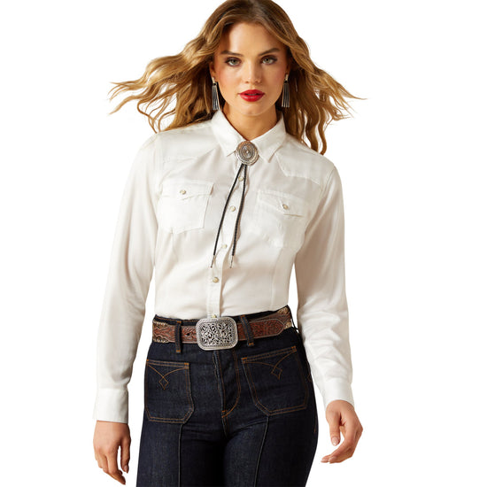 Ariat Ladies Timeless Western Cloud Dancer Snap Shirt 10062834