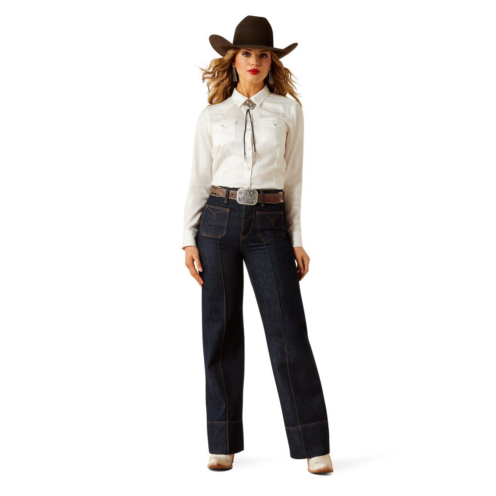 Ariat Ladies Timeless Western Cloud Dancer Snap Shirt 10062834