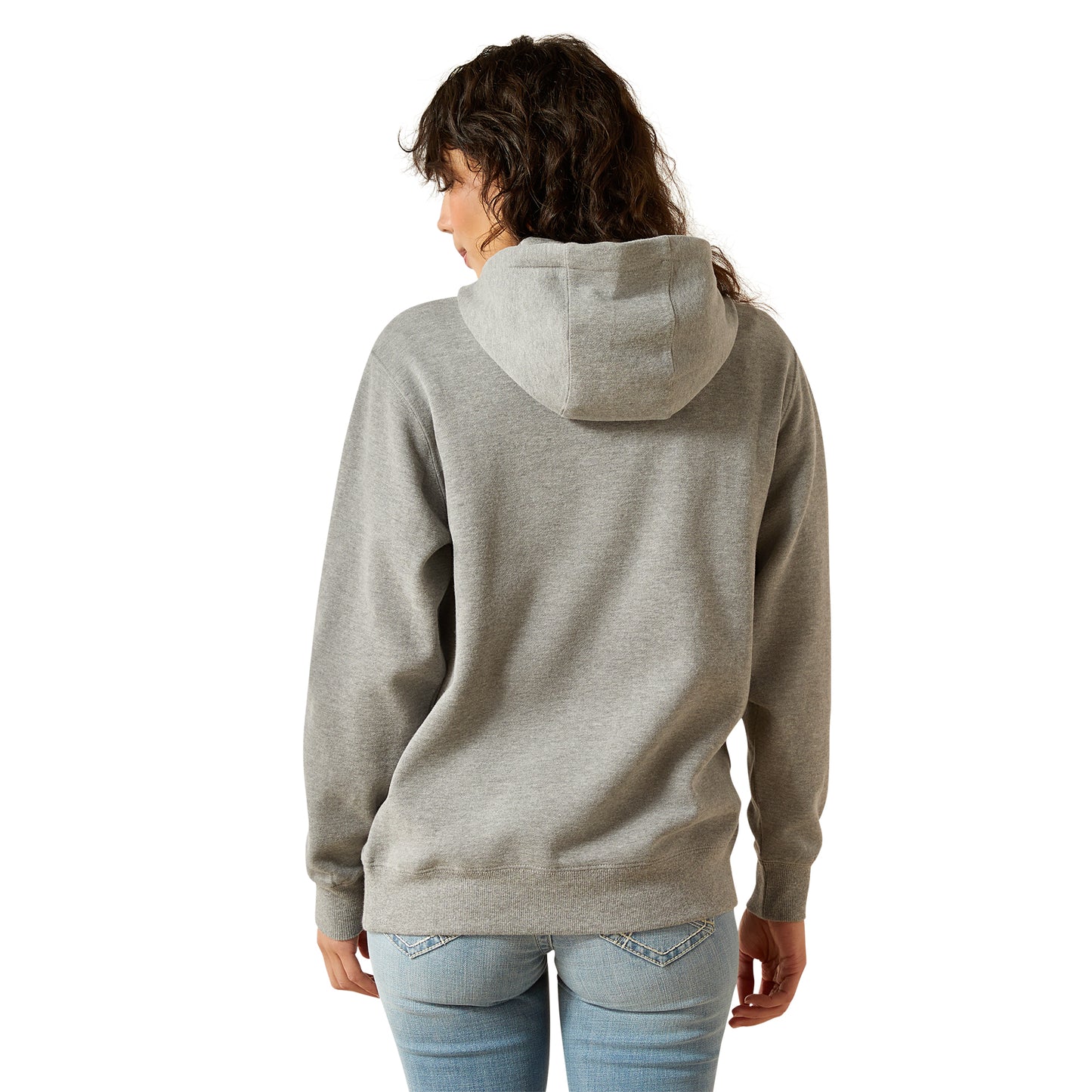 Ariat Ladies San Pedro Graphic Heather Grey Hoodie 10062849