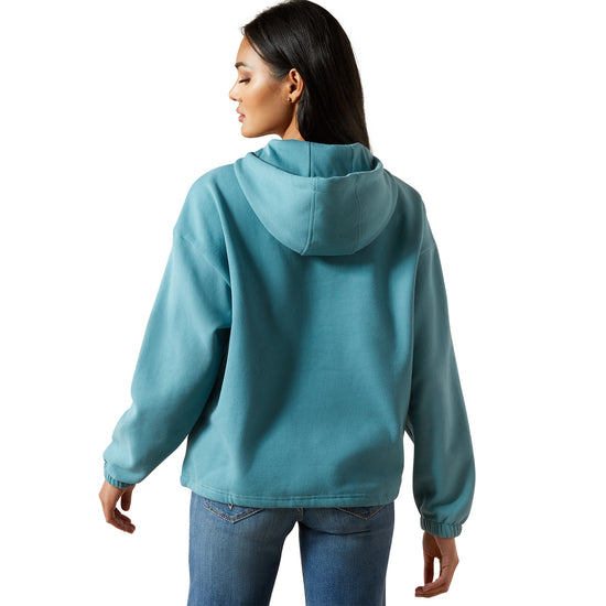 Ariat Ladies Original Logo Essential Brittany Blue Hoodie 10062865