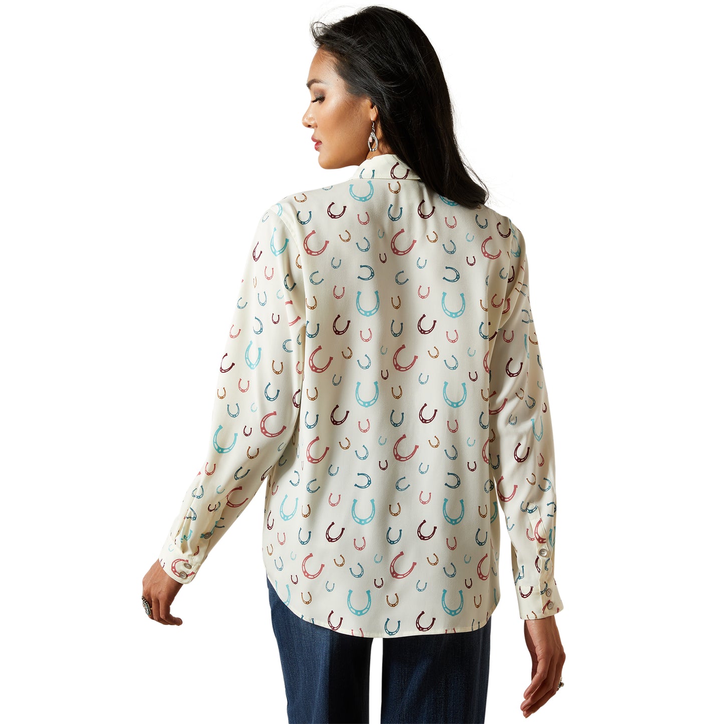 Ariat Ladies Homestyle Western Luck Button Up Shirt 10062903