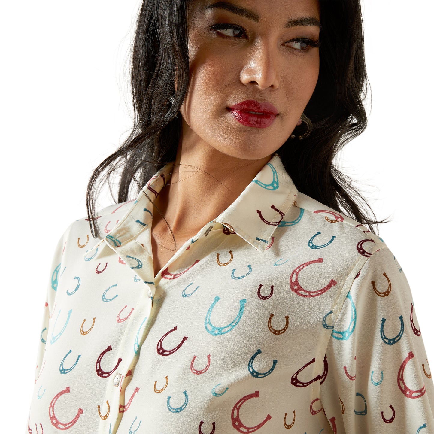 Ariat Ladies Homestyle Western Luck Button Up Shirt 10062903