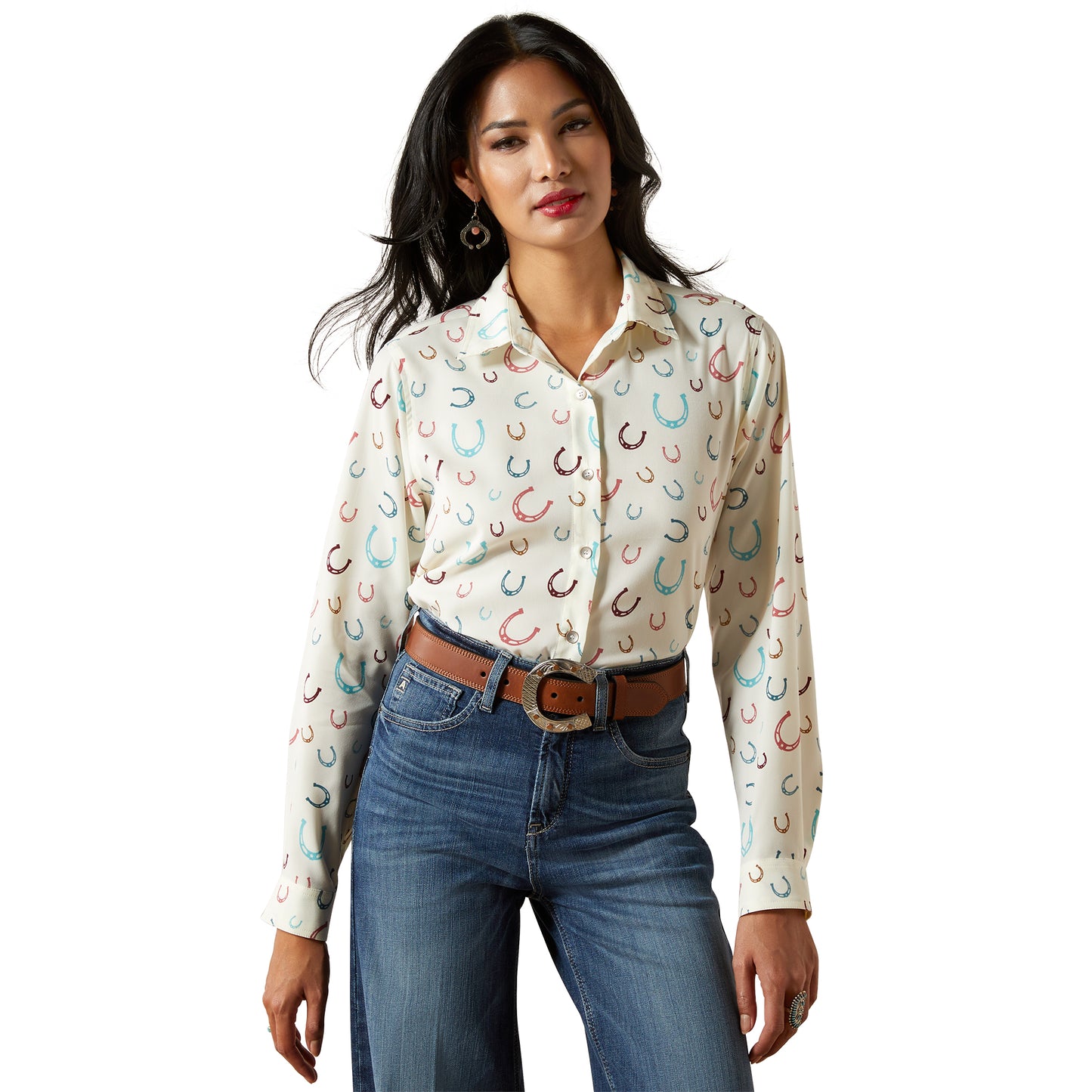 Ariat Ladies Homestyle Western Luck Button Up Shirt 10062903
