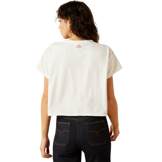 Ariat Ladies Sendero Yeehaw White Graphic T-Shirt 10062910