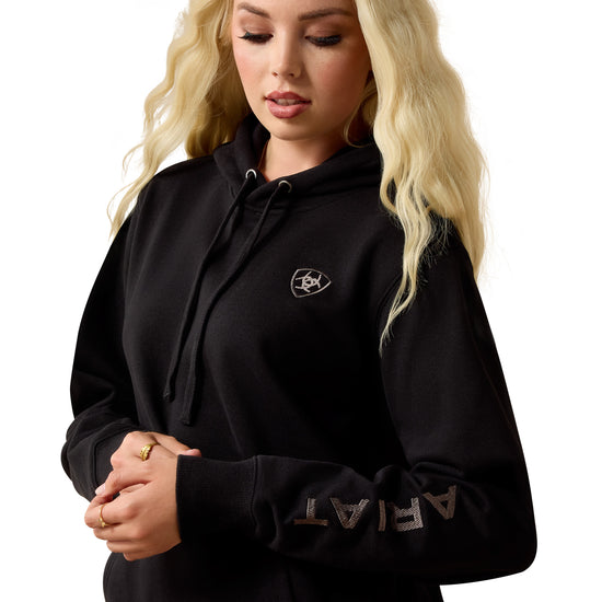 Ariat Ladies Logo 2.0 Black Hoodie 10063145