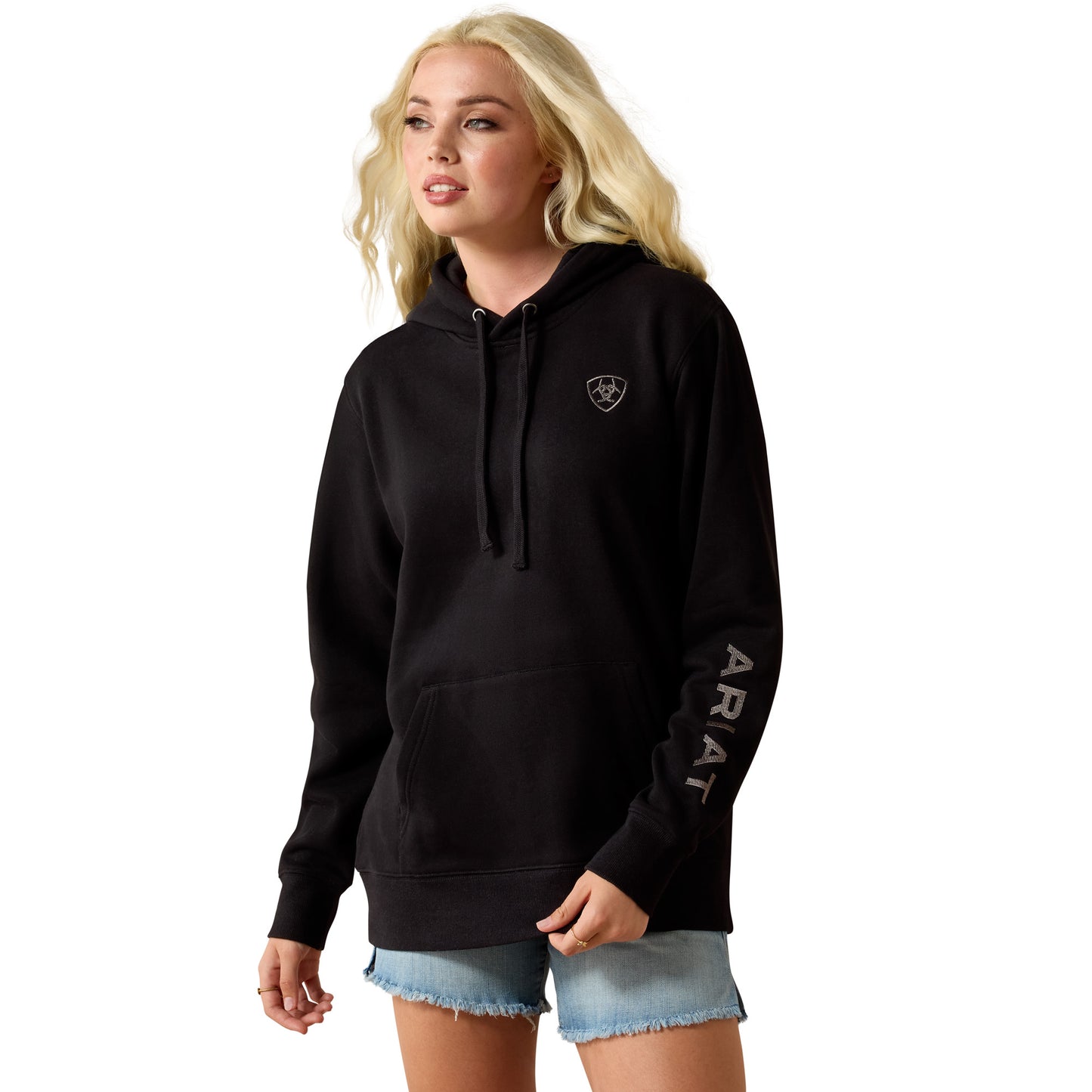 Ariat Ladies Logo 2.0 Black Hoodie 10063145