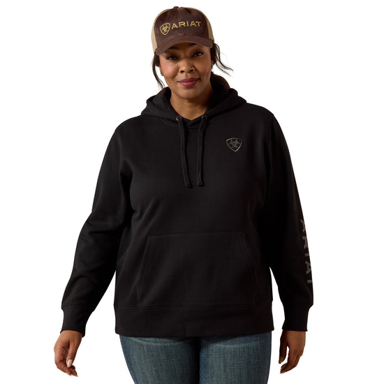 Ariat Ladies Logo 2.0 Black Hoodie 10063145