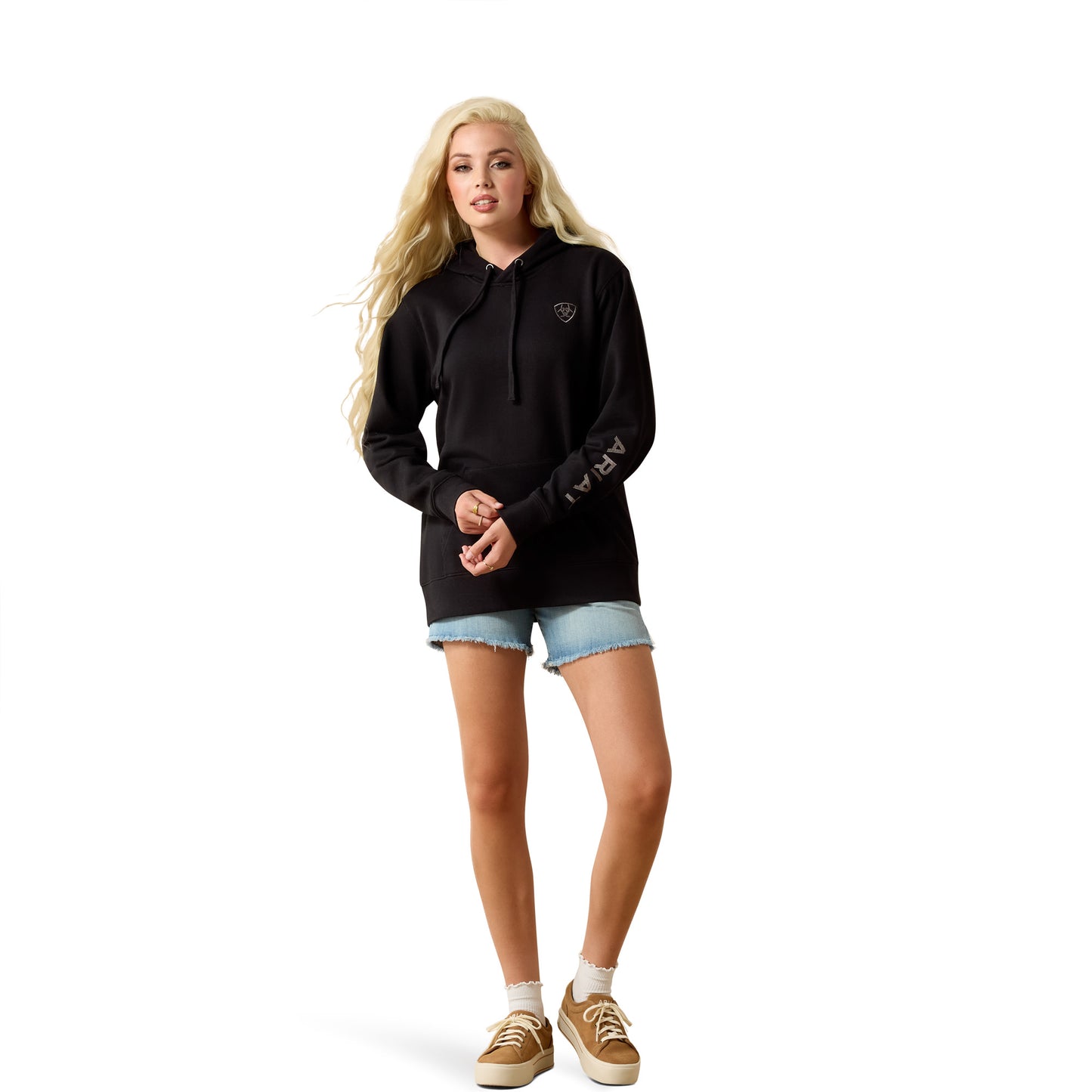 Ariat Ladies Logo 2.0 Black Hoodie 10063145