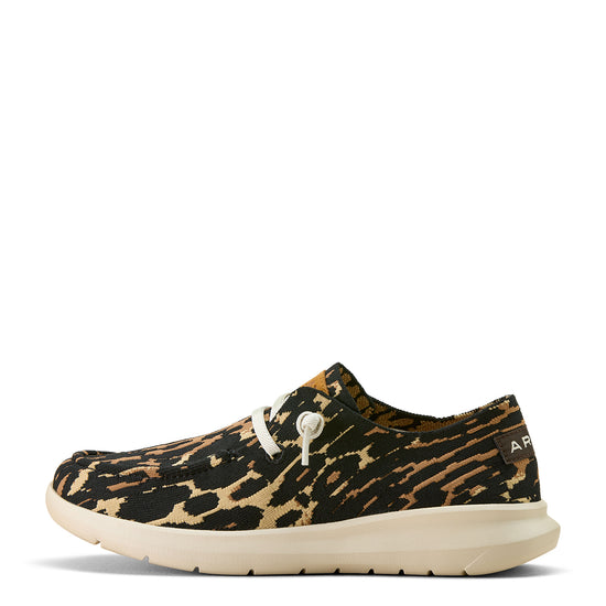 Ariat Ladies Leopard Graphic Knitted Hilo Slip On Shoe 10063817