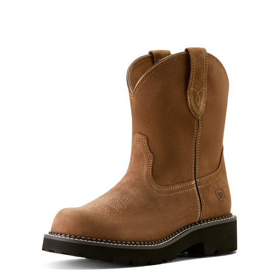 Ariat Ladies Fatbaby Slouch Crushed Peanut Western Boots 10063871