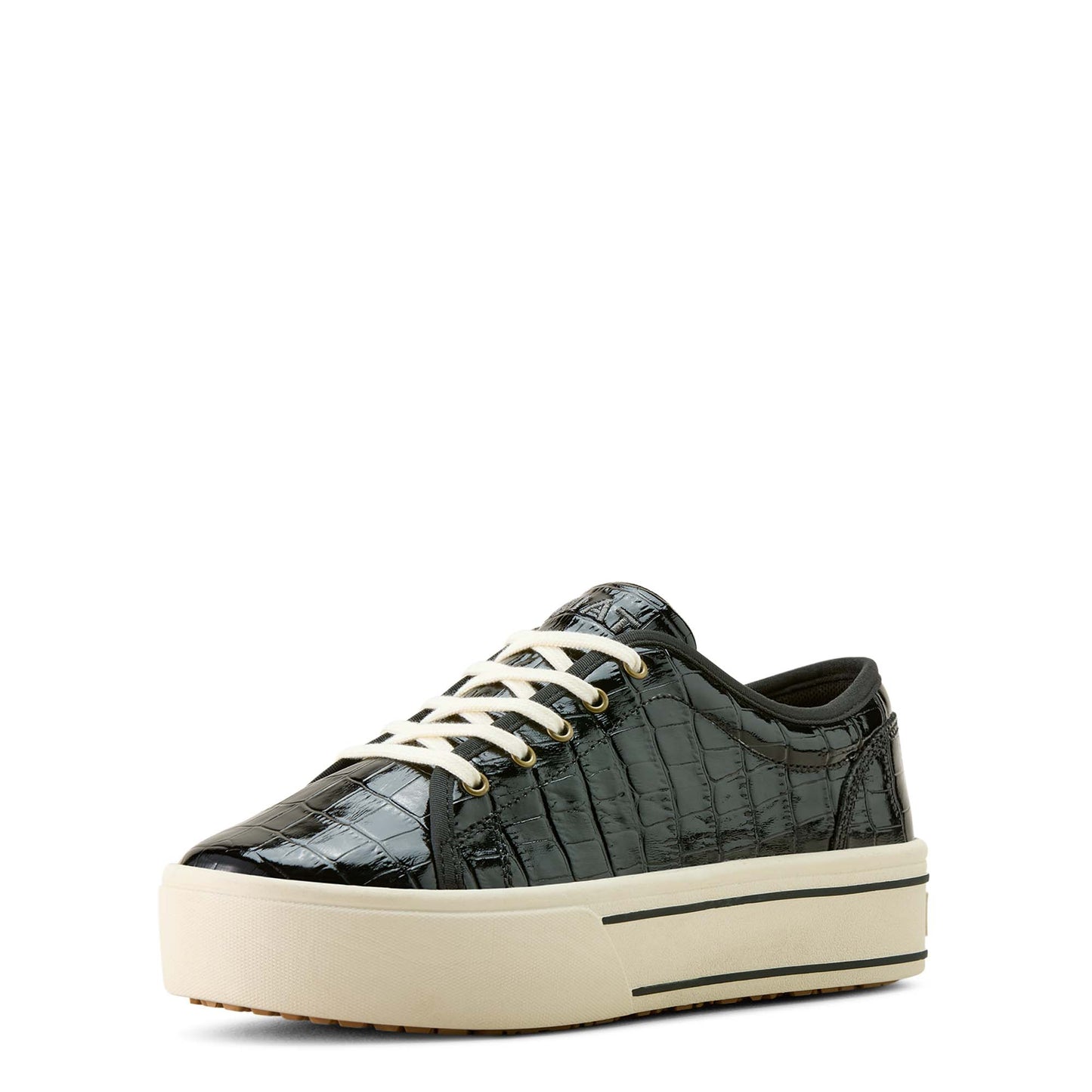 Ariat Ladies Skylar Caviar Croc Leather Platform Sneaker 10063889