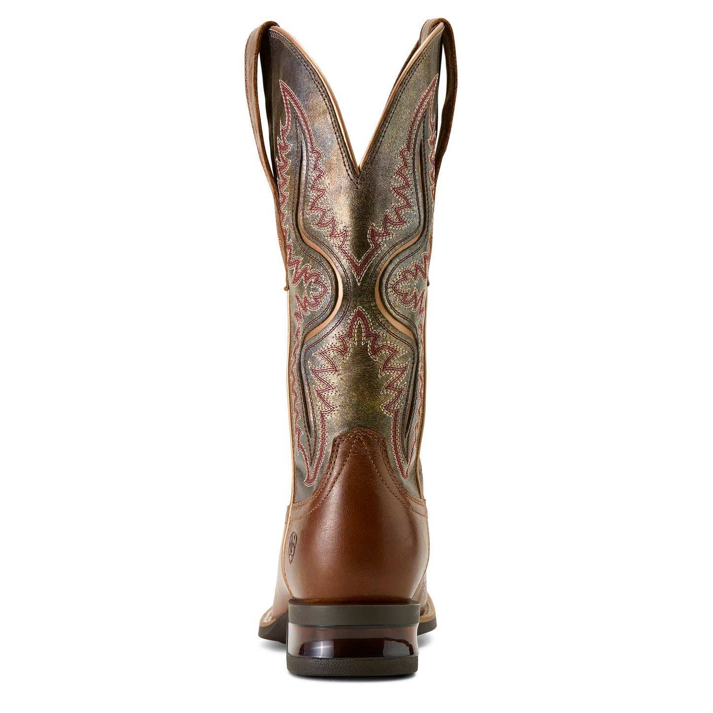 Ariat Ladies Captivate Wide Square Toe Dark Tan Western Boots 10063894