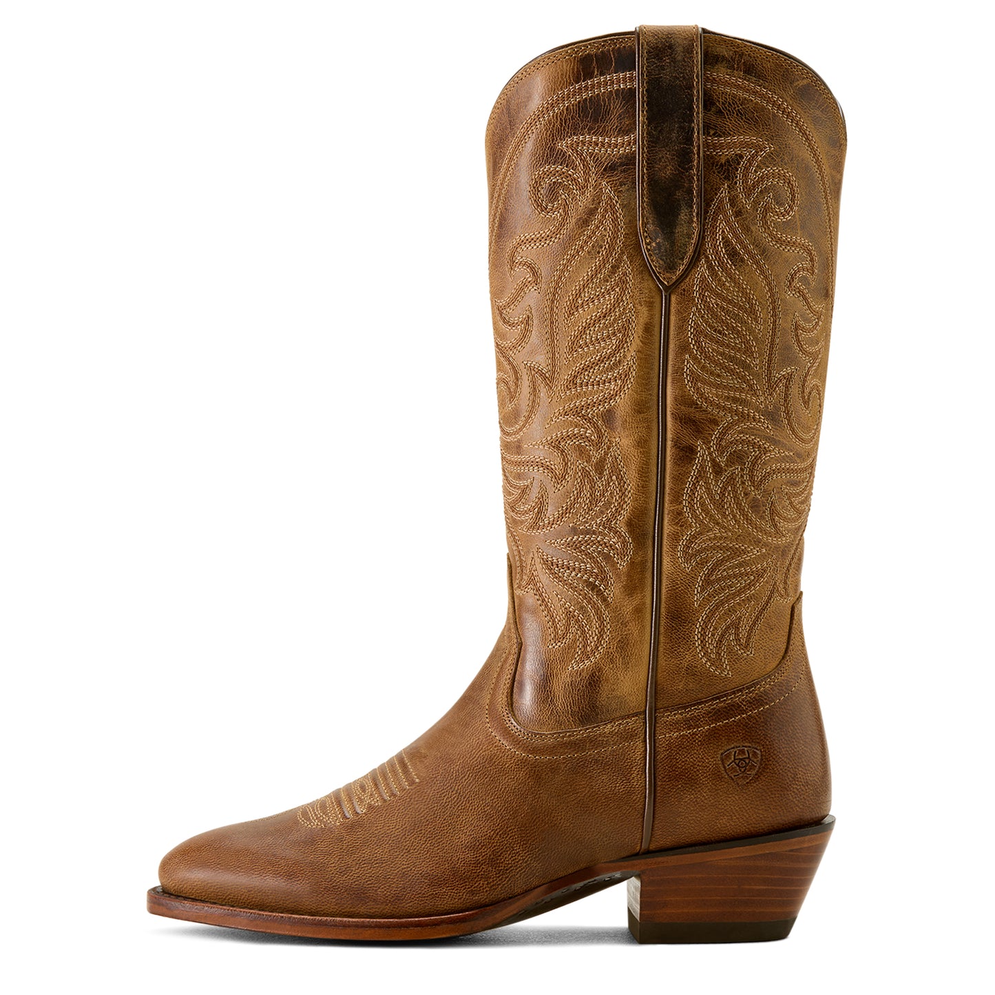 Ariat Ladies Louella R Toe Pearl Brown Western Boots 10063905