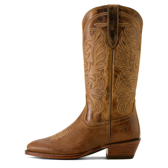 Ariat Ladies Louella R Toe Pearl Brown Western Boots 10063905