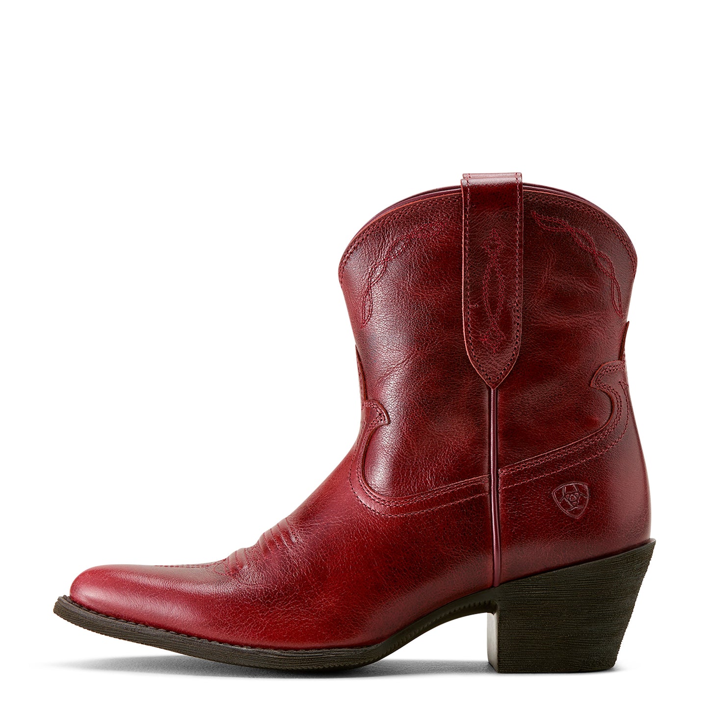 Ariat Ladies Maggie Deep Barn Red Western Bootie 10063937