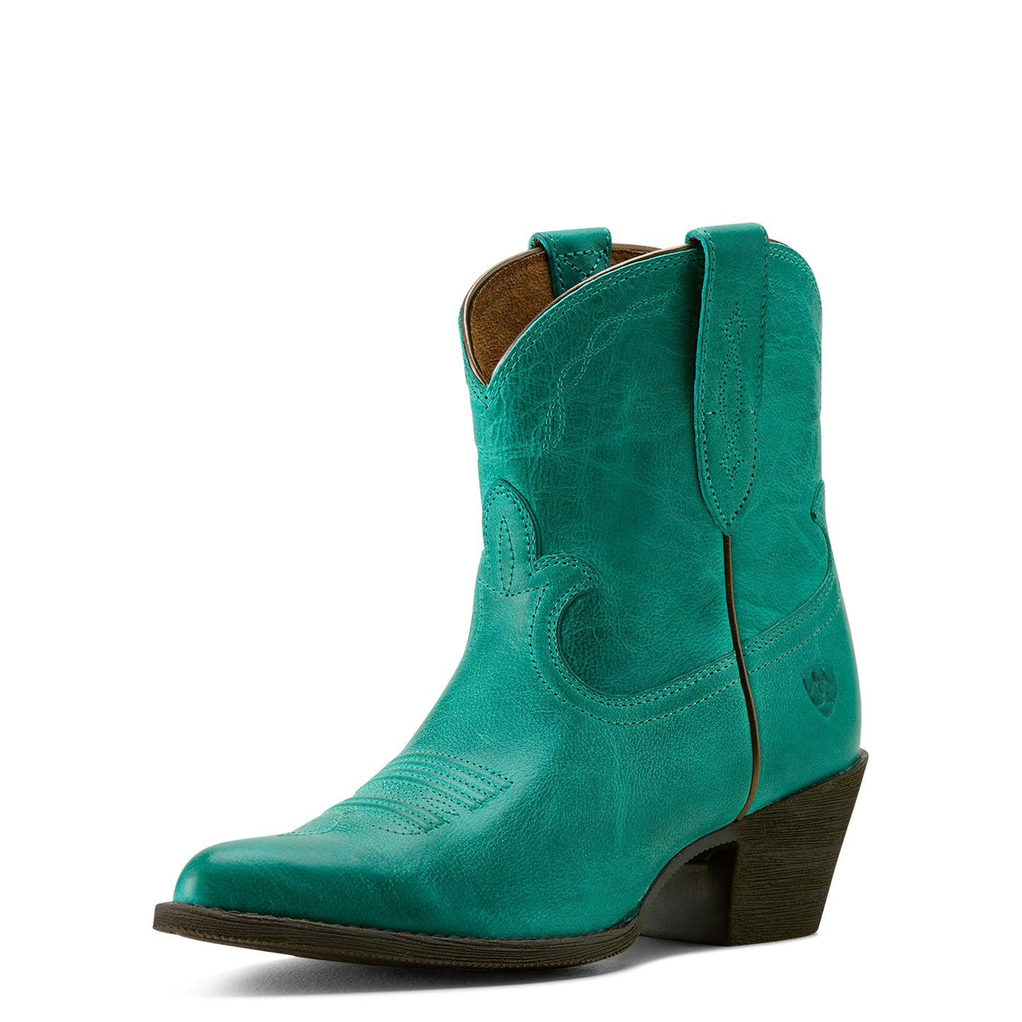 Ariat Ladies Maggie Deep Turquoise J Toe Western Boot 10063939