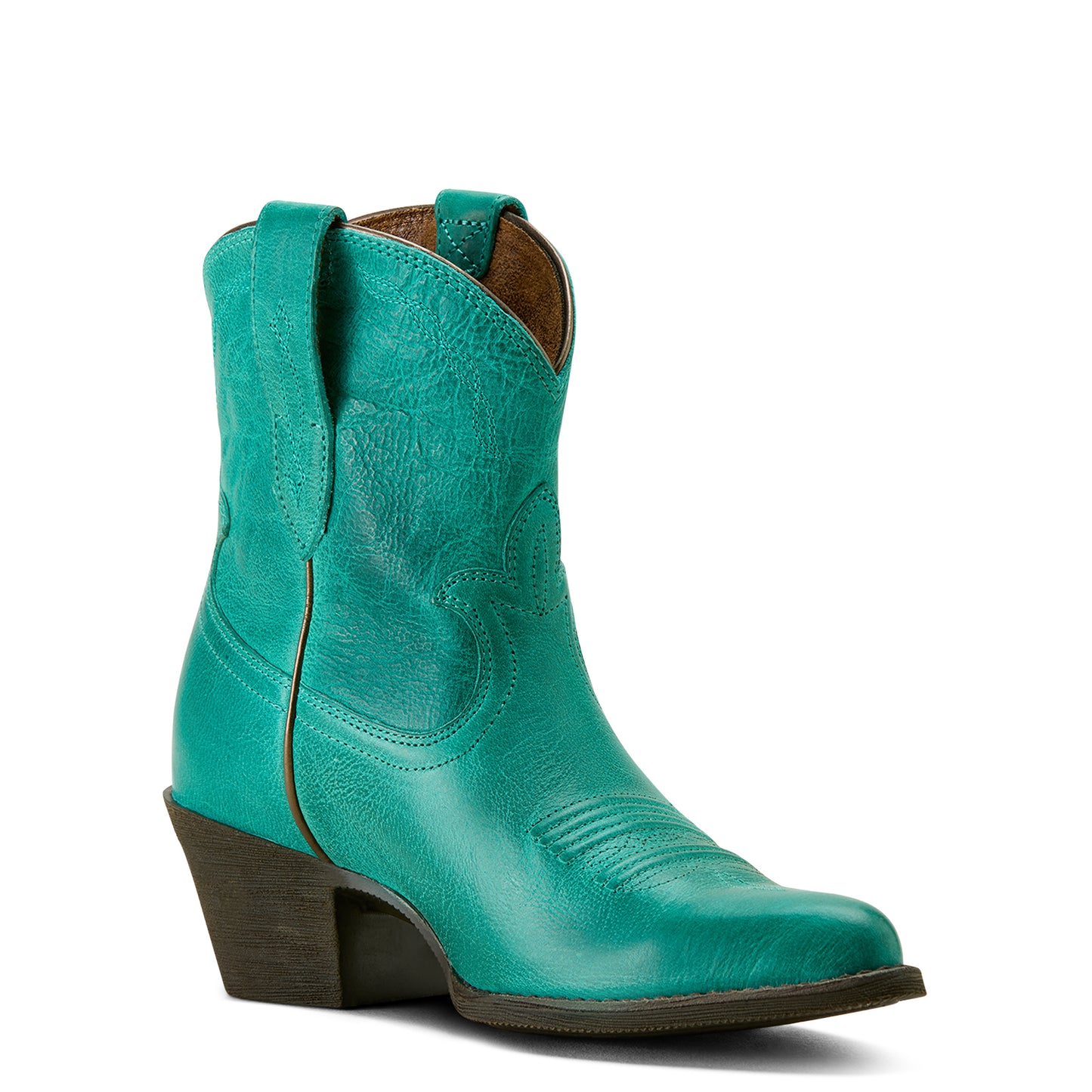 Ariat Ladies Maggie Deep Turquoise J Toe Western Boot 10063939