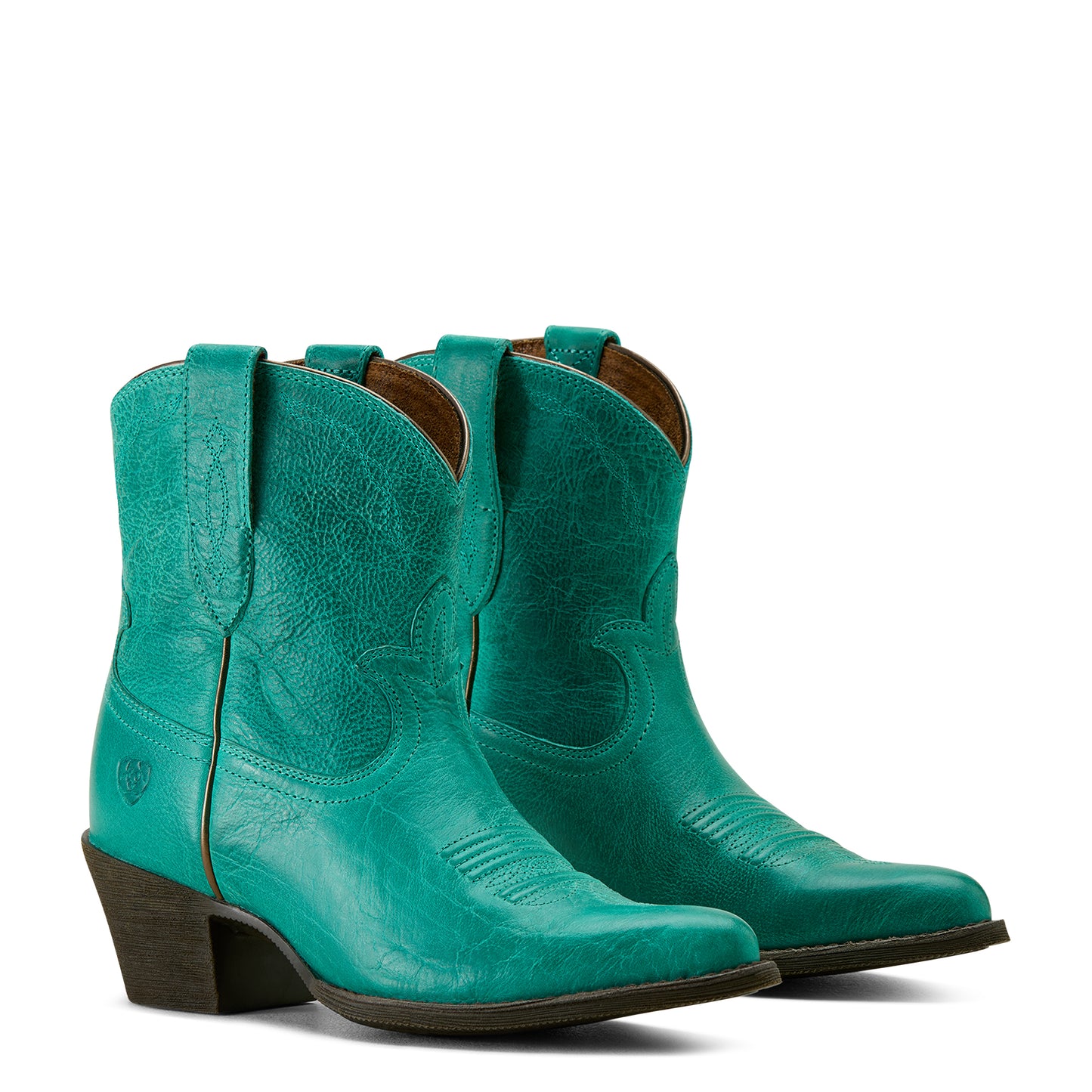 Ariat Ladies Maggie Deep Turquoise J Toe Western Boot 10063939