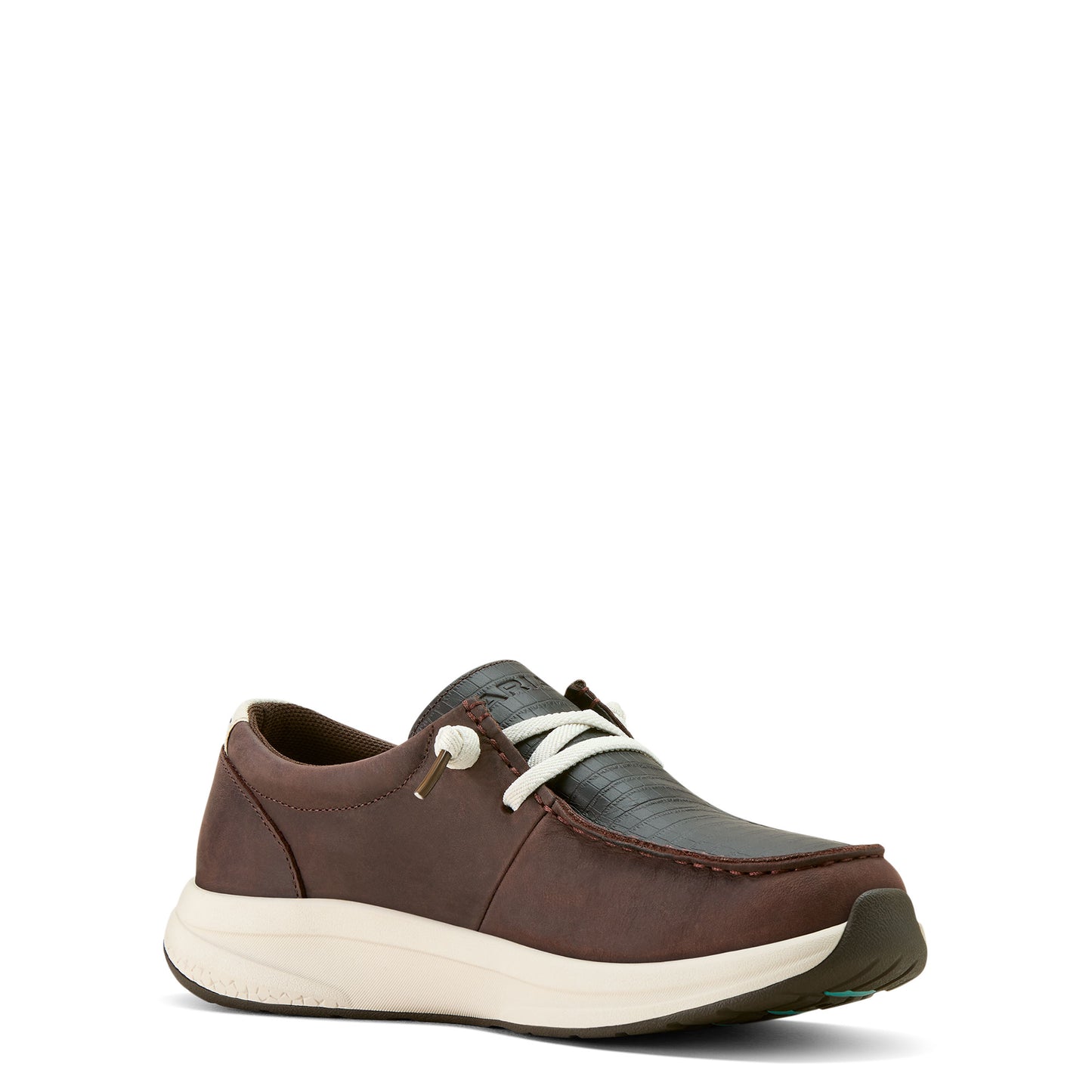 Ariat Ladies Buckeye Chocolate Brown Leather Waterproof Shoe 10063964