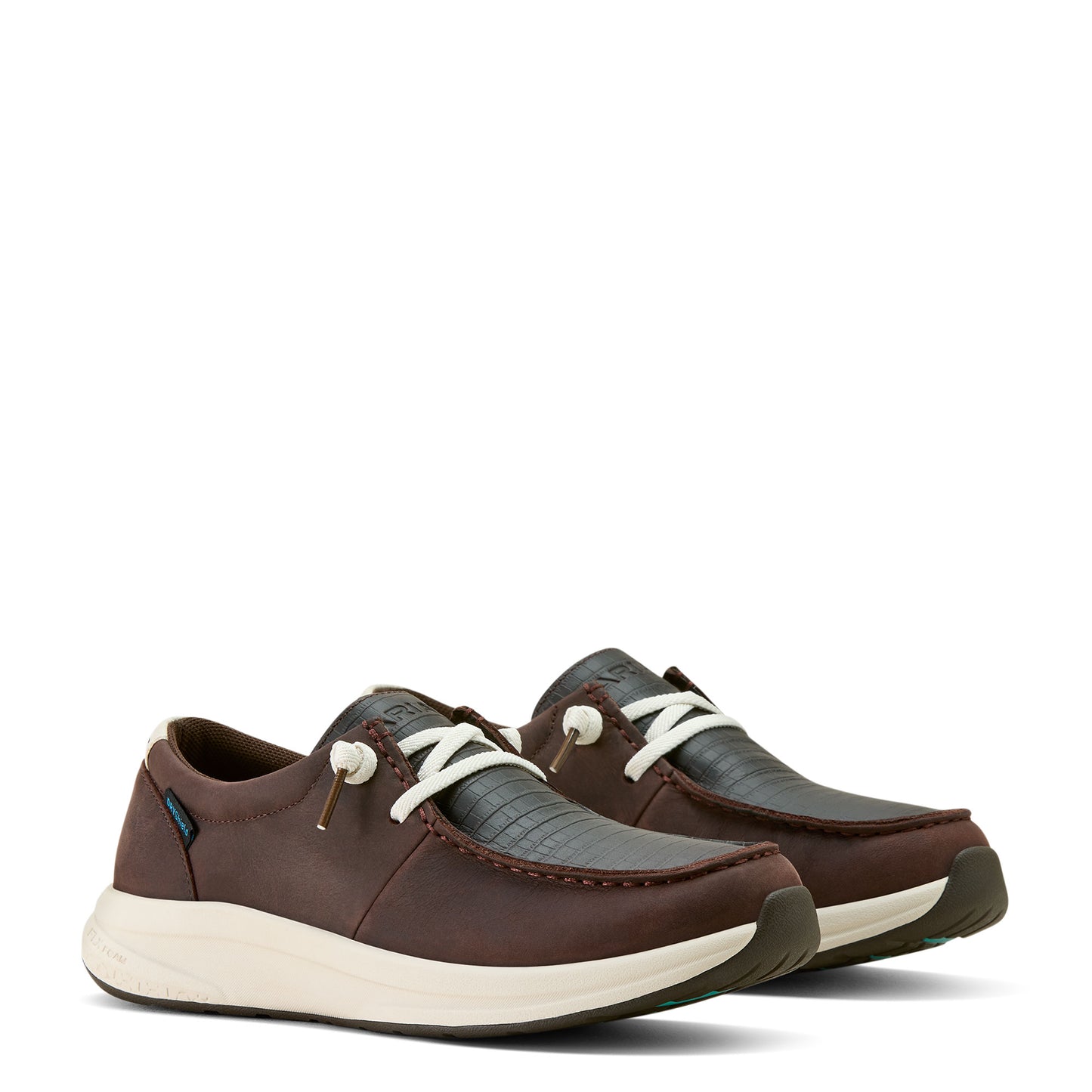 Ariat Ladies Buckeye Chocolate Brown Leather Waterproof Shoe 10063964