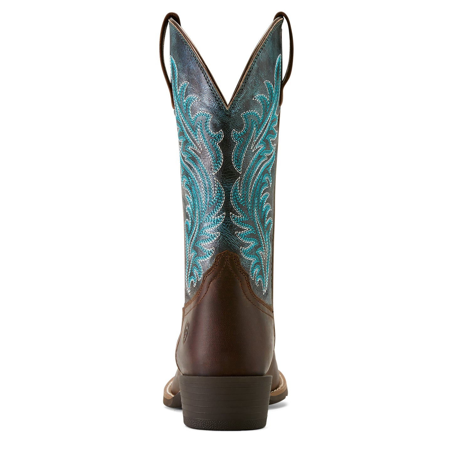 Ariat Ladies Round Up Sassy Brown Narrow Cutter Toe Western Boot 10064077