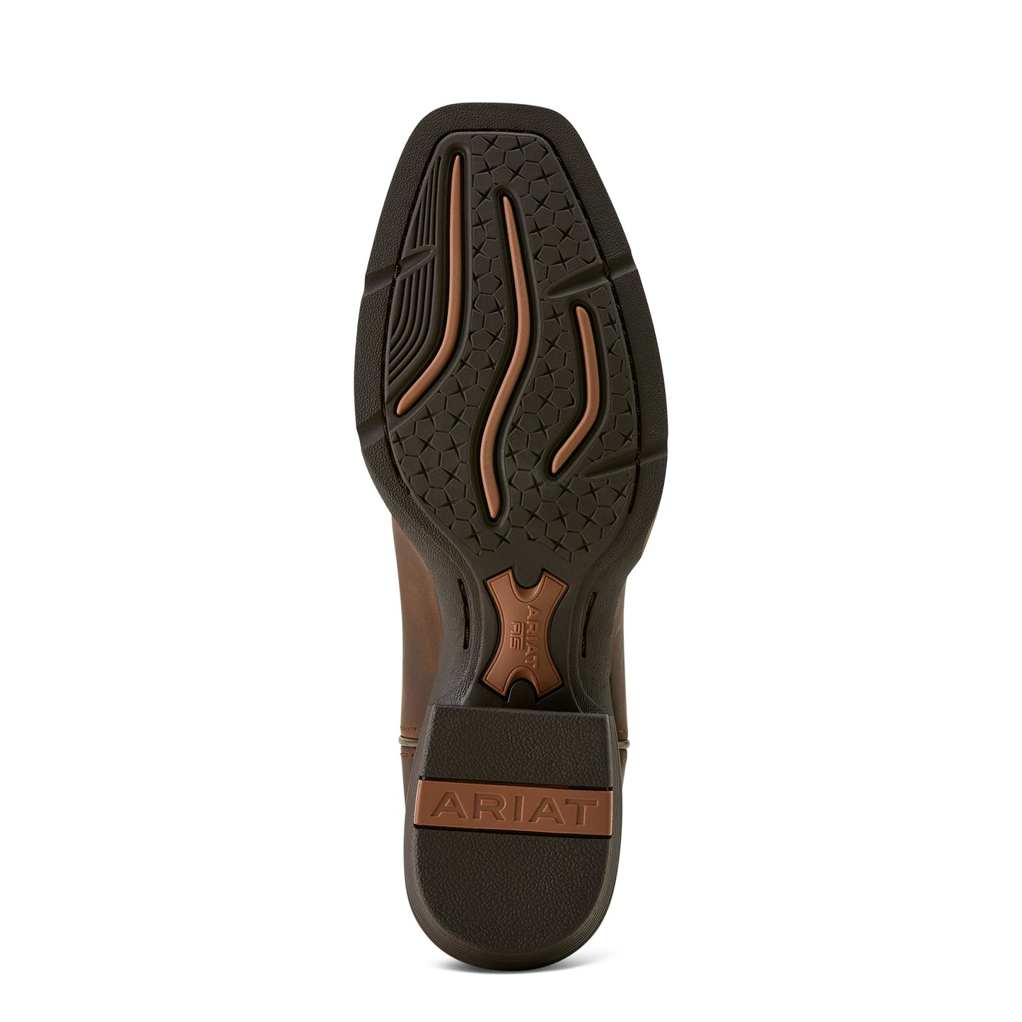 Ariat Ladies Round Up Sassy Brown Narrow Cutter Toe Western Boot 10064077