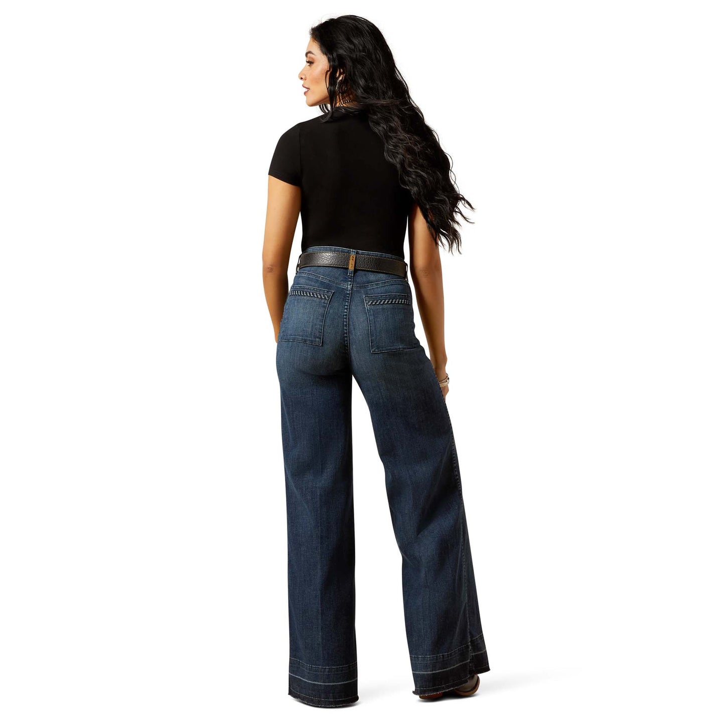 Ariat Ladies Ultra High Rise Jill Wide Leg Blue Jean 10065915