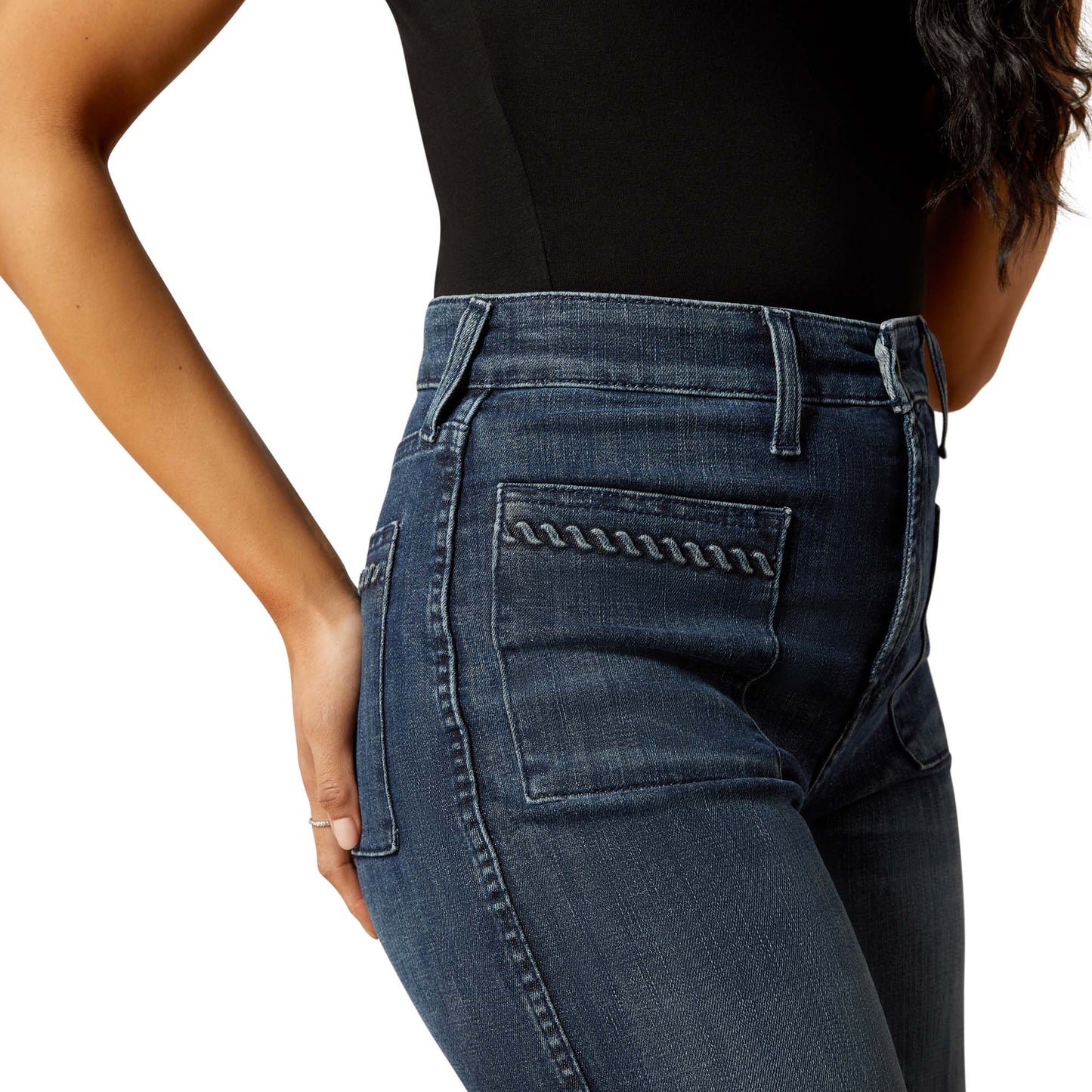 Ariat Ladies Ultra High Rise Jill Wide Leg Blue Jean 10065915