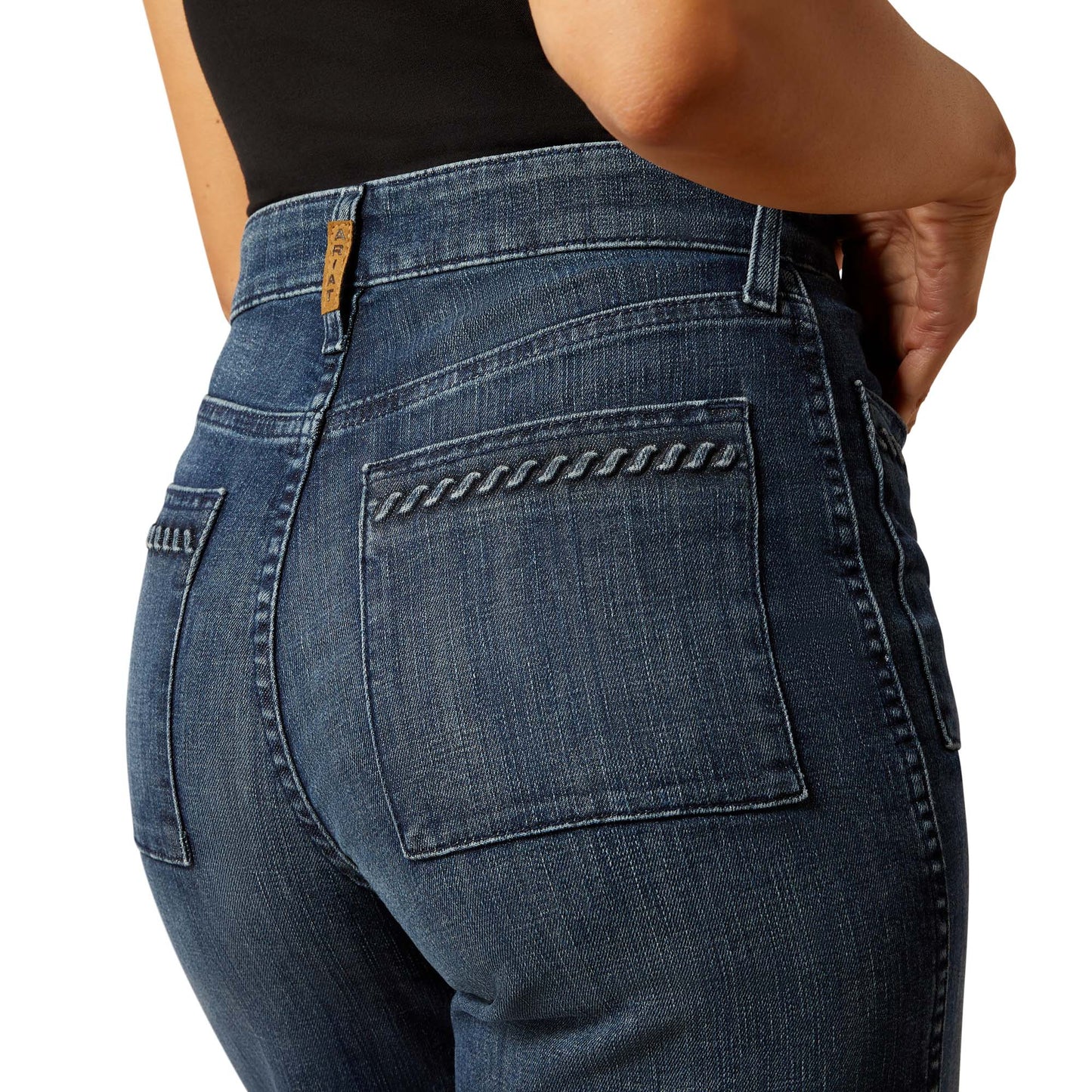 Ariat Ladies Ultra High Rise Jill Wide Leg Blue Jean 10065915