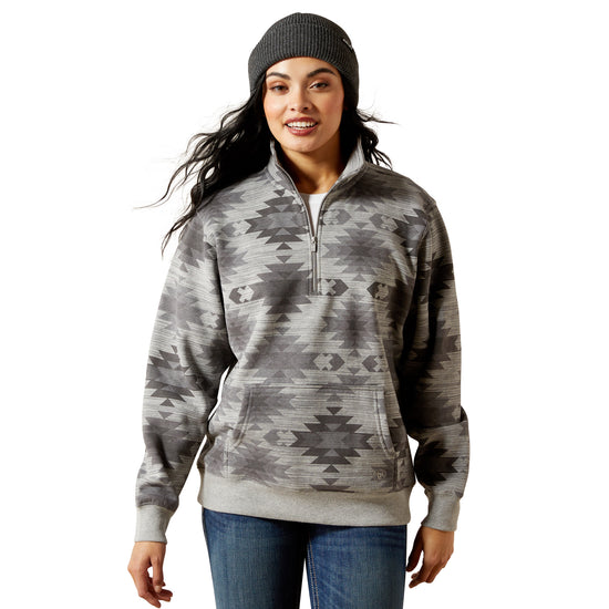 Ariat Ladies Sienna 1/2 Zip Marble Southwest Sweatshirt 10065960