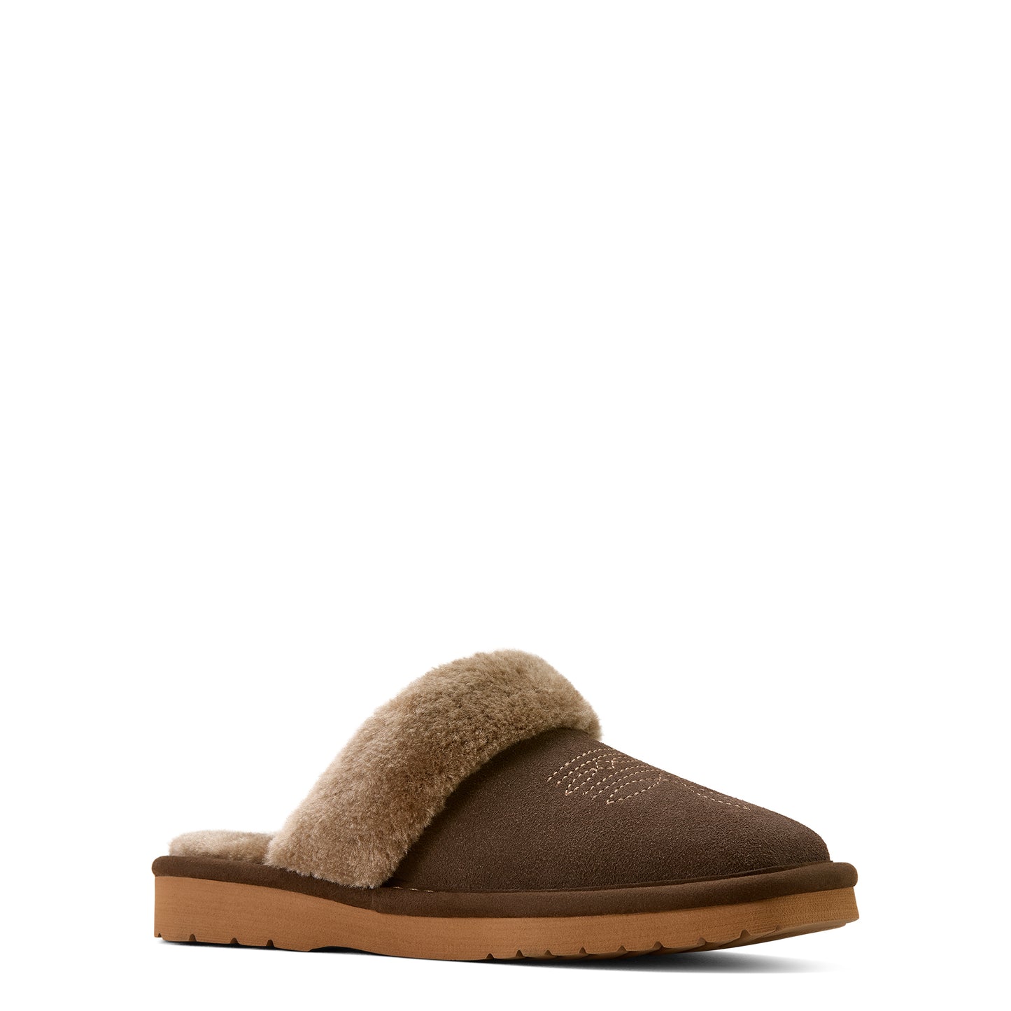 Ariat Ladies Chocolate Jackie Square Toe Scuff Exotic Slipper AR2830-225
